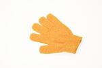 2x oranžová peelingová rukavice
