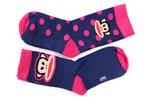 2pack dívčí ponožky Paul Frank | Velikost: 31/34 | Modro-růžová