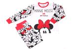 Pyžamo Minnie Mouse | Velikost: 110-116 | Bíločerná