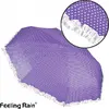 Dámský deštník Feeling Rain SW429 - Fialová