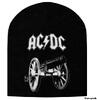 Úpletová zimní čepice AC/DC