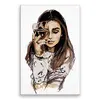 Obraz maľovaný podľa čísel (40 x 60 cm) | S pohárom vína