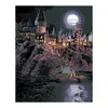 Studenti připlouvají k Bradavicím - Harry Potter