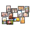 Fotorámeček na 12 fotografií (10×15 cm) | Černá