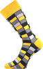 Ponožky - Mozaika žlutá | Velikost: 43-46
