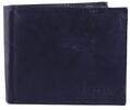 Pánska peněženka AKZENT z pravé kůže - tmavomodrá