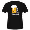 Pánské tričko „Láskyplné pivo“ | Velikost: S | Černá