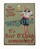 Plechová cedulka s motivem Beer