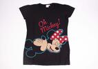 Dámské triko, Minnie Mouse - Oh Mickey! (BG007) | Velikost: XXS | Černá