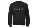 Unisex mikina bez kapuci | Velikost: S | Černá