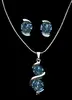 Souprava Swarovski Elements | Tyrkysová
