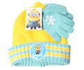 Zimní set čepice a rukavice - Mimoni | Modro-žlutá