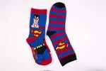 2 páry ponožek, Superman/Batman 2 | Velikost: 23-26 | Modrá