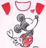 Dámské triko, Minnie Mouse (LS1024) | Velikost: XS | Červená