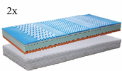 2x matrace Soft Sleep | Rozměr: 80 × 200 cm