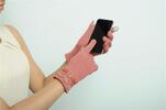 Elegantní dámské rukavice | Růžová