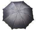 Deštník - černý s kapkami