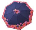 Mini deštník kytky modré