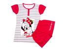 Dámské pyžamo se šortkami Minnie | Velikost: XS | Bílo-červená