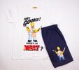 Pánské pyžamo se šortkami Simpson | Velikost: XS | Tmavě modrá