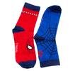 2pack dětských ponožek - ancle, Spiderman | Velikost: 23-26 | Červeno-modrá
