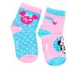 2pack dětských ponožek - ancle, Minnie | Velikost: 23-26 | Tyrkysovo-růžová