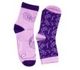 2 páry ponožek - ancle, Violetta | Velikost: 27-30 | Fialová