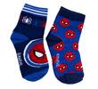 2 páry ponožek - ancle, Spiderman | Velikost: 23-26 | Modrá
