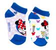 2 páry ponožek - sneakers, Minnie | Velikost: 23-26 | Modro-bílá