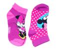 2pack dětských ponožek - sneakers, Minnie | Velikost: 23-26 | Růžovo-fialová