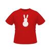 Dětské tričko "Zajíček s puntíky" | Velikost: XS | Červená