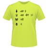 Pánské tričko "Reflexní velikonoční skóre" | Velikost: S | Žlutá