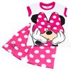 Dětské pyžamo se šortkami a krátkým rukávem, Minnie | Velikost: 86-92 | Růžovo-bílá