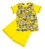 Dětské pyžamo se šortkami a krátkým rukávem, Mimoni miniatury | Velikost: 92-98 | Žlutá