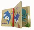 Dětská dřevěná kniha - puzzle, moře
