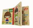 Dětská dřevěná kniha - puzzle, povolání