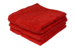 Froté ručník v červené barvě | Velikost: 50 x 100 cm