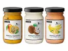Mango a maracuja, Kokosový ořech, Banán a zázvor