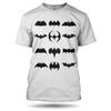 Pánské tričko Batman Icons | Velikost: M | Bílá