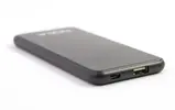 Hliníková powerbanka DOCA 5000 mAh - černá