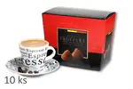 10x Kávové belgické čokoládové truffles