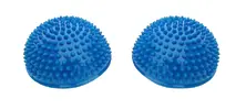 2 balanční čočky 16 cm - masáž chodidel ježek - modré