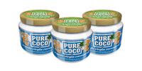 3x kokosový olej Pure Coco, à 250 ml