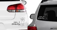 Samolepka na auto Čínský naháč | Velikost: Barva: černá