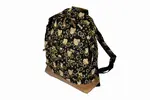 Látkový batoh se sovami - černý, JBCB 162 Brown Owl