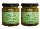 2x Zelené olivy Manzanilla s ančovičkovou pastou, 120 g