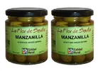 2x Zelené olivy Manzanilla s peckou, 120 g