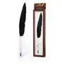 Husí brk Calamus® BLACK - bílý