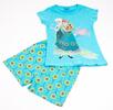 Dětské pyžamo se šortkami a krátkým rukávem, Frozen 2 | Velikost: 92-98 | Světle modrá
