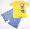 Dětské pyžamo se šortkami a krátkým rukávem, Mimoni | Velikost: 110-116 | Žlutomodrá